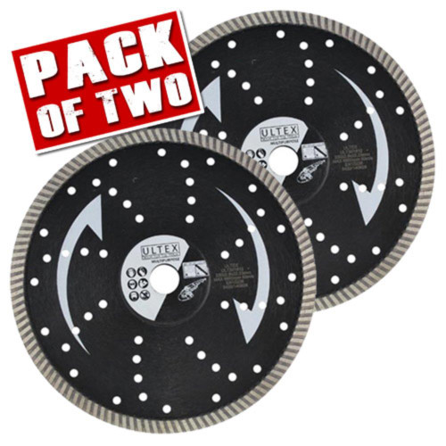 Ultex 115mm Multipurpose Turbo Diamond Blade Twinpack image