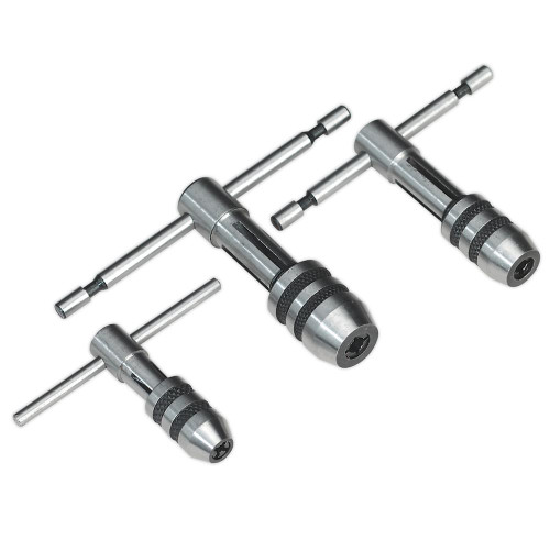 T-Handle Tap Wrench 3 Piece Set image