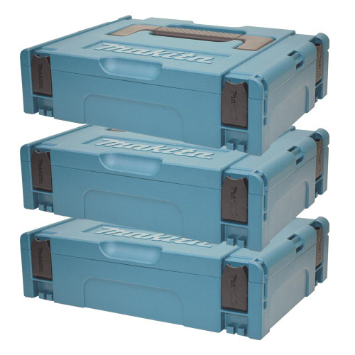 Makita Small Stackable Case (396 x 296 x 105mm) - Pack of 3 image