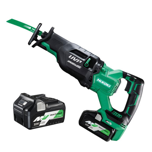 Hikoki CR36DA 36V MultiVolt Brushless Reciprocating Saw with 2 x 2.5Ah Batteries, Charger and Case image