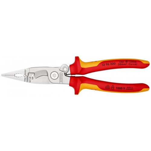Knipex Spring Opening Pliers For Electrical Installation image