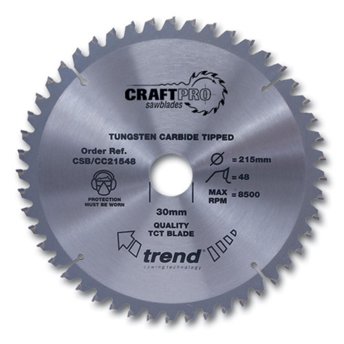Trend CraftPro Crosscut Saw Blade 305mm x 30mm 48T image
