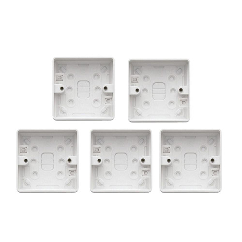 MK by Honeywell 1 Gang 30mm Surface Box - Pack of 5 image