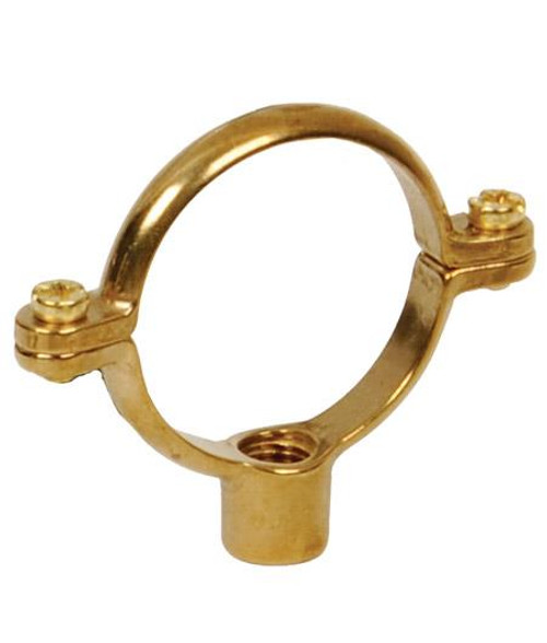 Talon 15mm Single Ring and Backplate Cast Brass - Pack of 10