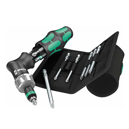 Wera Kraftform Kompakt Pistol RA 4 PH/PZ/TX Ratchet Grip 13 Piece Set image Wera Kraftform Kompakt Pistol RA 4 PH/PZ/TX Ratchet Grip 13 Piece Set image
