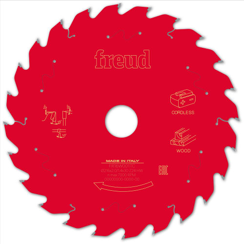 Freud Wood Table Saw Blade 216mm x 30mm 24T Cordless image