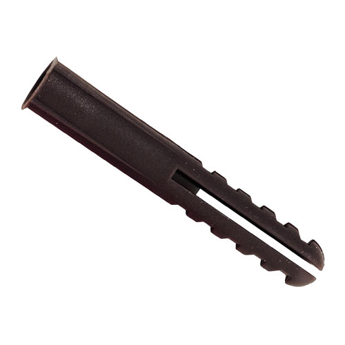 Rawlplug Brown Plastic Wall Plugs - Pack of 100 image