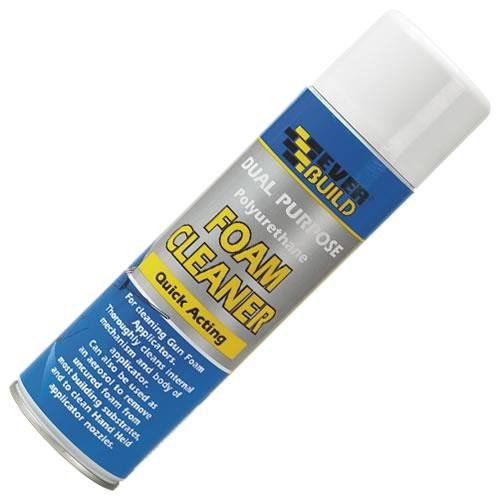 Everbuild Dual Purpose Foam Cleaner, 500ml Everbuild Dual Purpose Foam Cleaner, 500ml