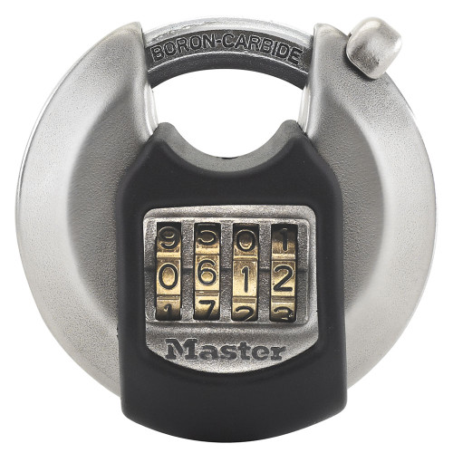 Master Lock 70mm Excell Zinc Discus Padlock With Shrouded Shackle image Master Lock 70mm Excell Zinc Discus Padlock With Shrouded Shackle image