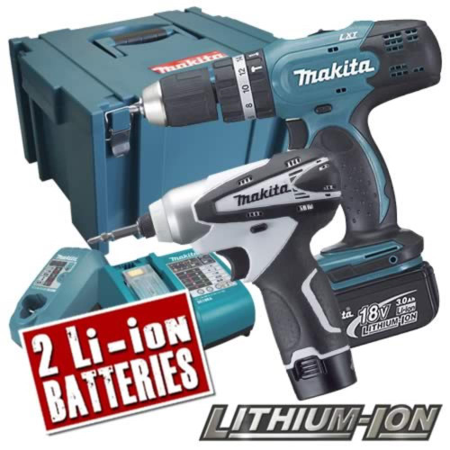 Makita 18v & 10.8v Lithium-ion 2 Piece Kit - 628988 image