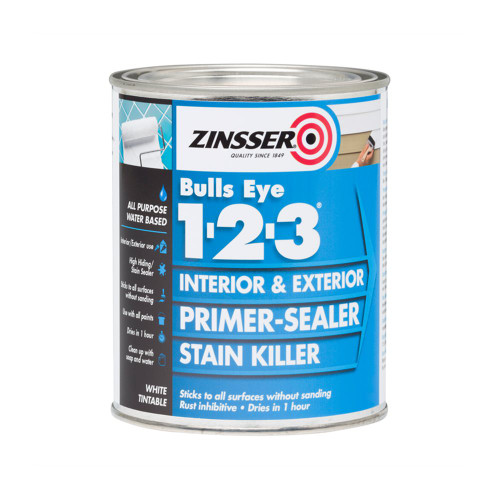 Zinsser Bulls Eye 1-2-3 Primer & Sealer Paint (500ml) image