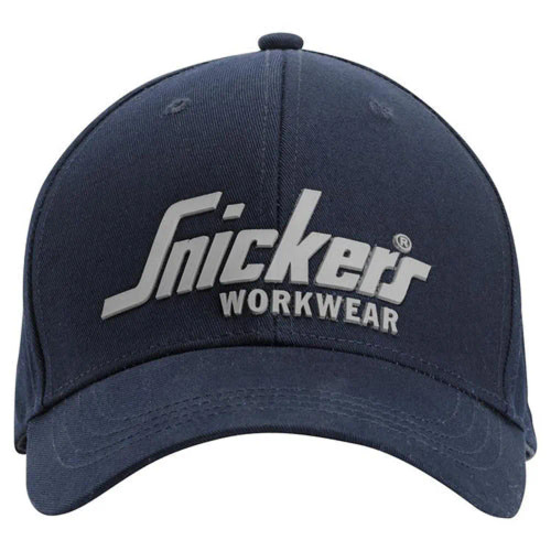 Snickers Logo Cap Navy One Size image