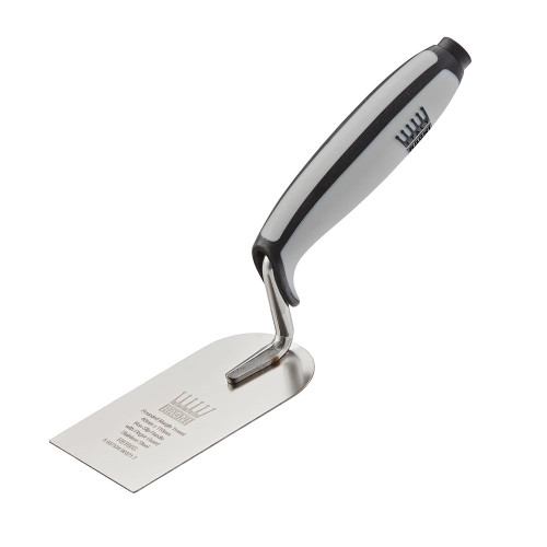 Ragni Stainless Steel Rounded Margin Trowel 60mm x 110mm image