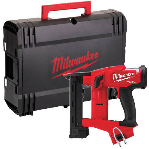 Milwaukee M18 FNCS18GS-0X 18V FUEL Brushless Narrow Crown Stapler - Body with Case image