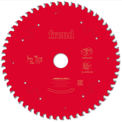 Freud Aluminium Saw Blade 160mm x 20mm 54T Cordless image