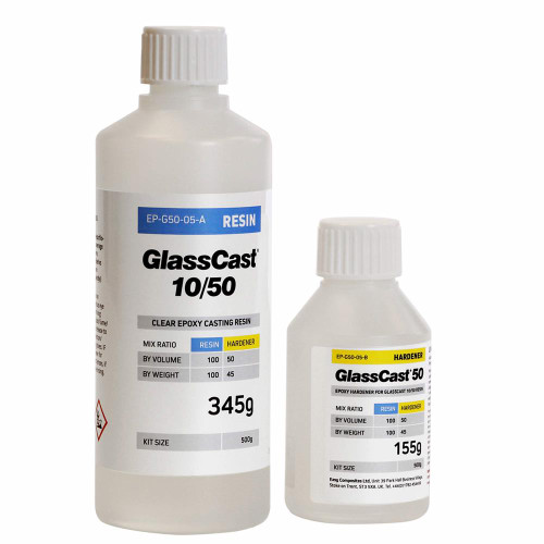 Glass Cast 50 Clear Epoxy Casting Resin - 500g image