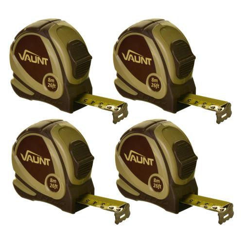 Tape Measure 8m/26ft - Pack of 4 image