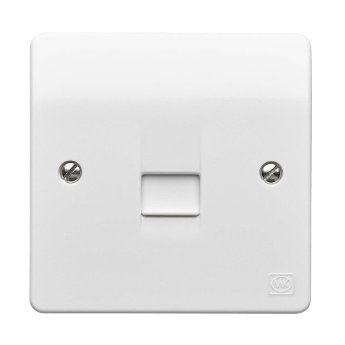 MK by Honeywell 1 Gang Telephone Master Socket