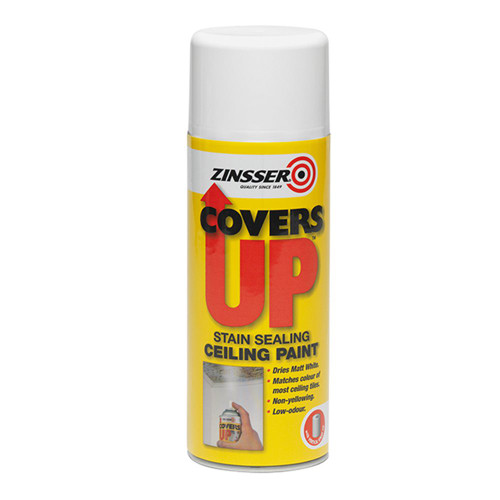 Zinsser CoverUp White Spray Paint (400ml) image