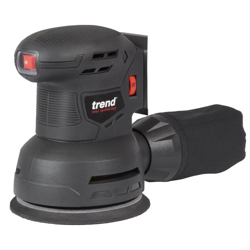 Trend T18S/ROS125B 18V 125mm Random Orbit Sander - Body image Trend T18S/ROS125B 18V 125mm Random Orbit Sander - Body image