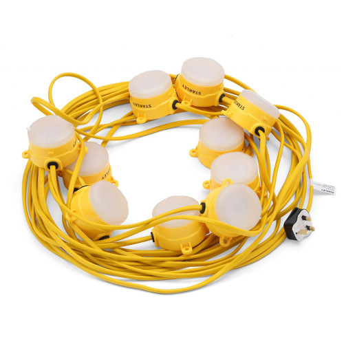 Stanley 10 Light LED Festoon 22m IP65 640 Lumens 240v 4w image
