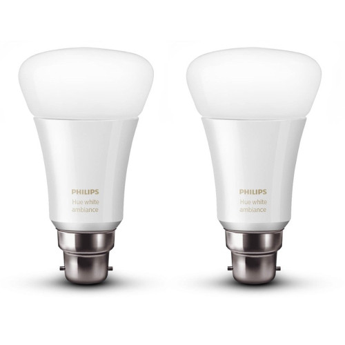 Philips Hue Bulb Twinpack - White Ambaince B22