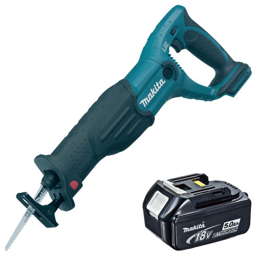 Makita Li-ion 18v Recip Saw Body (1 x 5.0Ah)