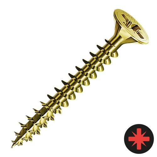 Spax 3.5 x 20mm Wood Screws Yellox - Box of 200