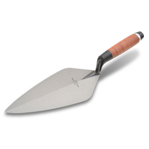 Marshalltown London Pattern Brick Trowel 11 Inch - Leather Handle