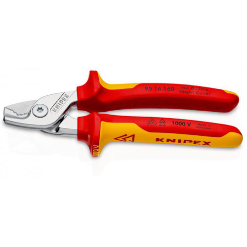 Knipex VDE StepCut Cable Shears image Knipex VDE StepCut Cable Shears image