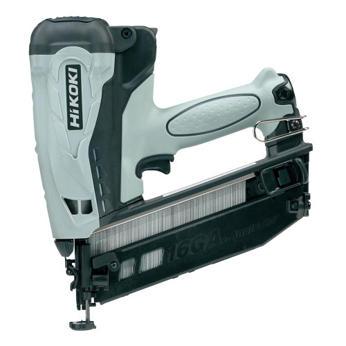 Hikoki NT65GB 3.6v Angled Second Fix Finishing Nail Gun with 2x 1.5Ah Batteries, Charger & Case image