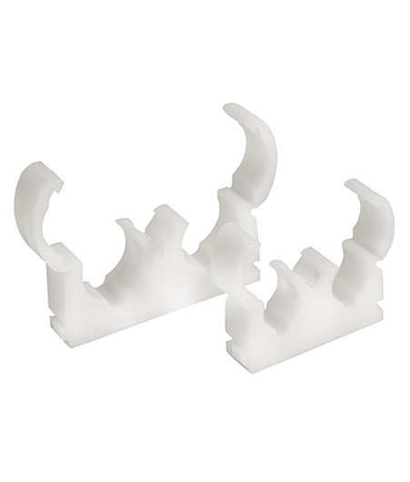 Talon 15mm Double Hinged Pipe Clip - Pack of 50