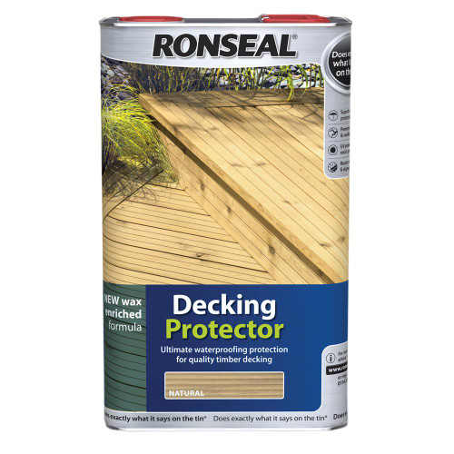 Ronseal Decking Protector Natural 5 Litre image