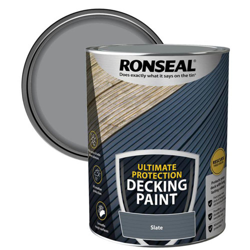 Ronseal Ultimate Decking Protection Paint Slate 5 Litre image
