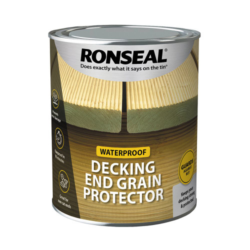 Ronseal Decking End Grain Preserver Green 750ml image