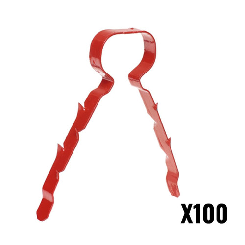 Forgefix Linian Fire Clips - 6-8mm Double Red - Pack of 100 image Forgefix Linian Fire Clips - 6-8mm Double Red - Pack of 100 image