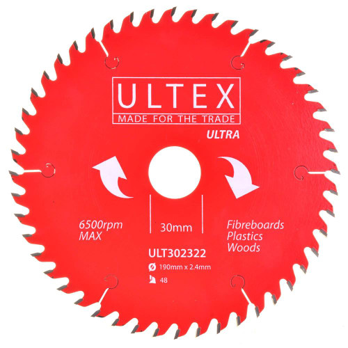 Ultex 302322 Ultex 190mm 48 Tooth TCT Ultra Blade image