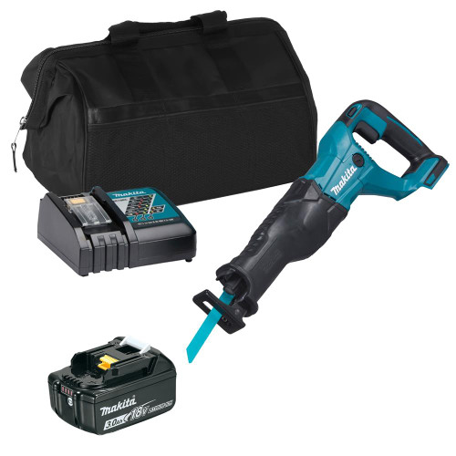 Makita DJR186ITS 18V LXT Reciprocating Saw with 1x 3.0Ah Battery, Charger & Bag image