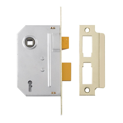 Yale 3 Lever Sashlock 2.5'' - Brass image