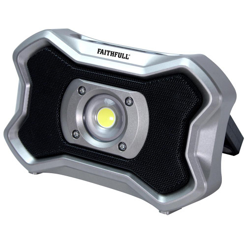 Faithfull 20W Rechargeable Worklight with Speaker image Faithfull 20W Rechargeable Worklight with Speaker image