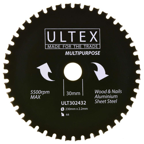 Ultex 230mm 44 Tooth TCT Multi-Purpose Blade image