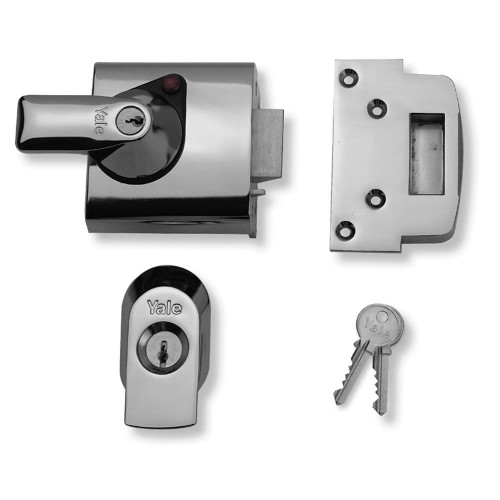 Yale BS1 Max Security Nightlatch 60mm - Chrome image