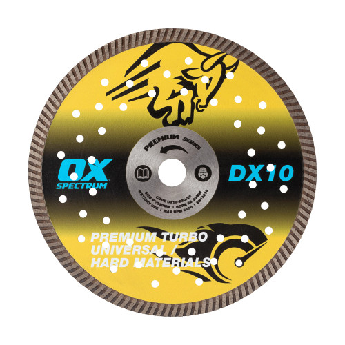 OX Spectrum Plus 230mm Diamond Blade (Universal/Hard) image OX Spectrum Plus 230mm Diamond Blade (Universal/Hard) image