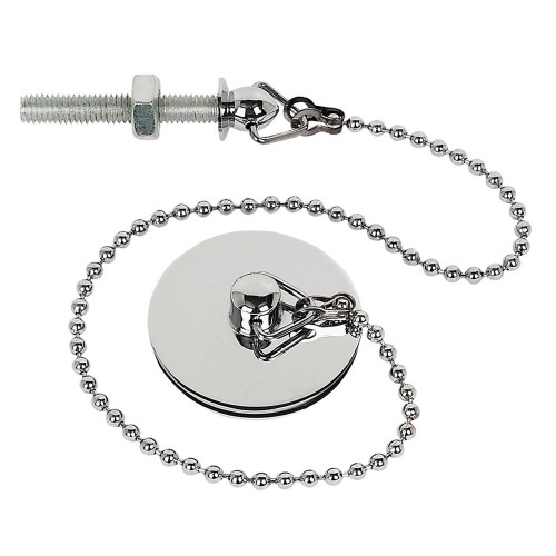 Primaflow Basin Plug Oval Link Chain & Stay 12'' Chrome image Primaflow Basin Plug Oval Link Chain & Stay 12'' Chrome image