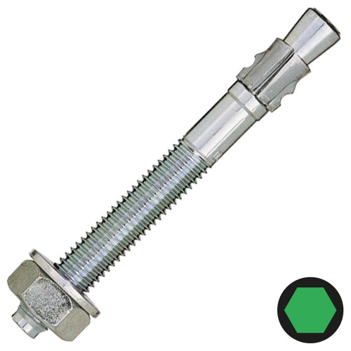 Fischer M12 x 126mm FXA Through Bolt - Pack of 20