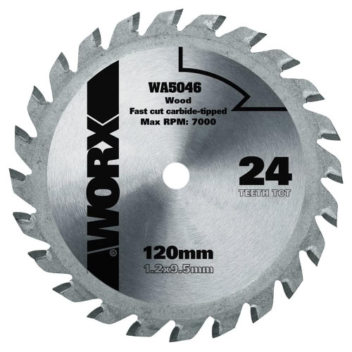 Worx 120mm 24T TCT blade for WORXSAW XL image