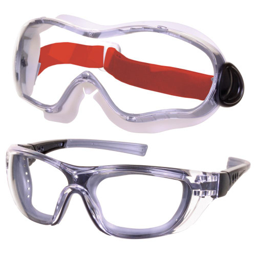 ULTEX Mirage/Illusion Safety Glasses & Goggles Set image