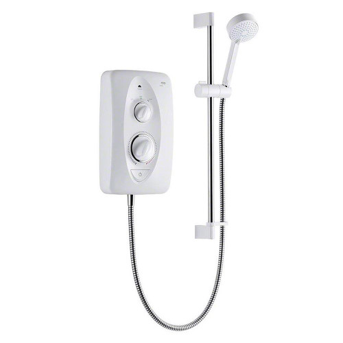 Mira Jump 8.5kW Electric Shower White/Chrome Plated image