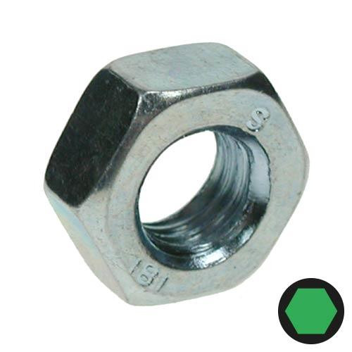 Owlett Jaton Zinc Plated Hex Full Nut M12 - Pack of 8