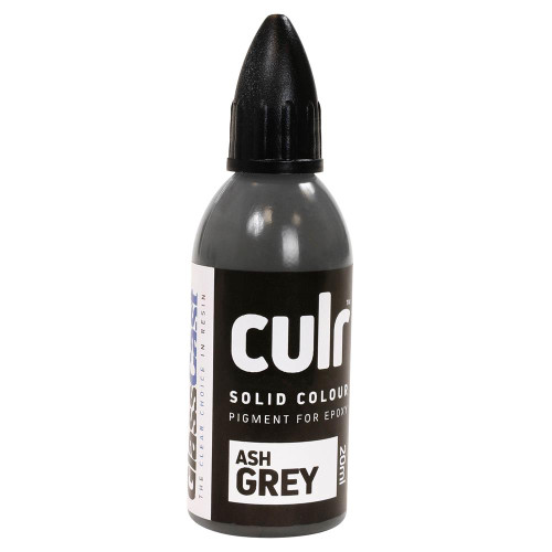 Glass Cast CULR Epoxy Pigment - Ash Grey 20ml image Glass Cast CULR Epoxy Pigment - Ash Grey 20ml image